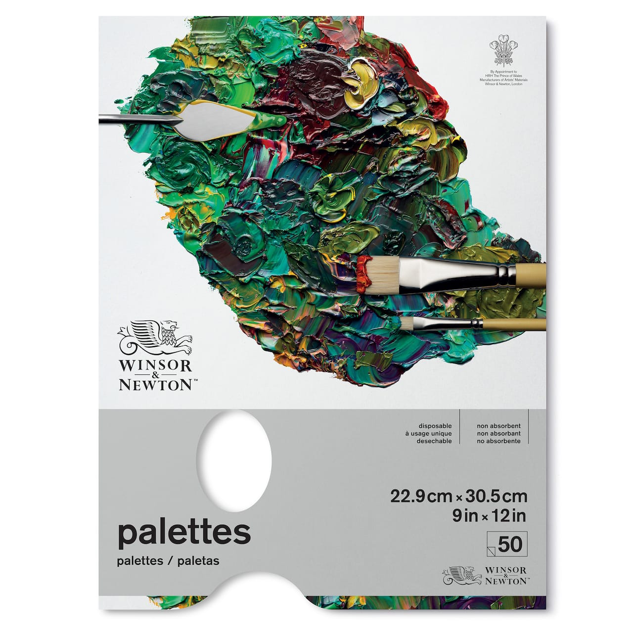 Winsor & Newton® Tear Off Palette Paper Pad, 9" x 12"